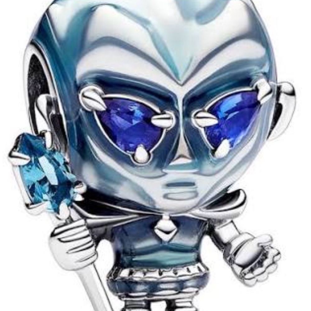 White Walker Silver 925 and Blue Alien Charm
